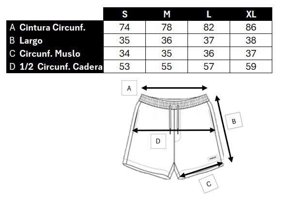 Short de Baño - Azul