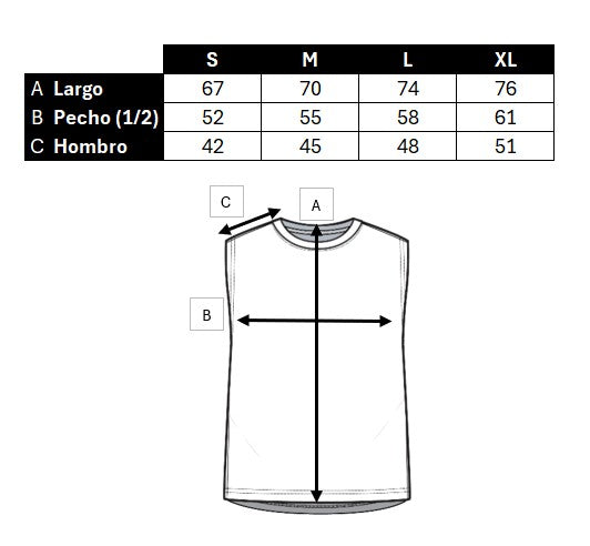 Musculosa Savona Negro