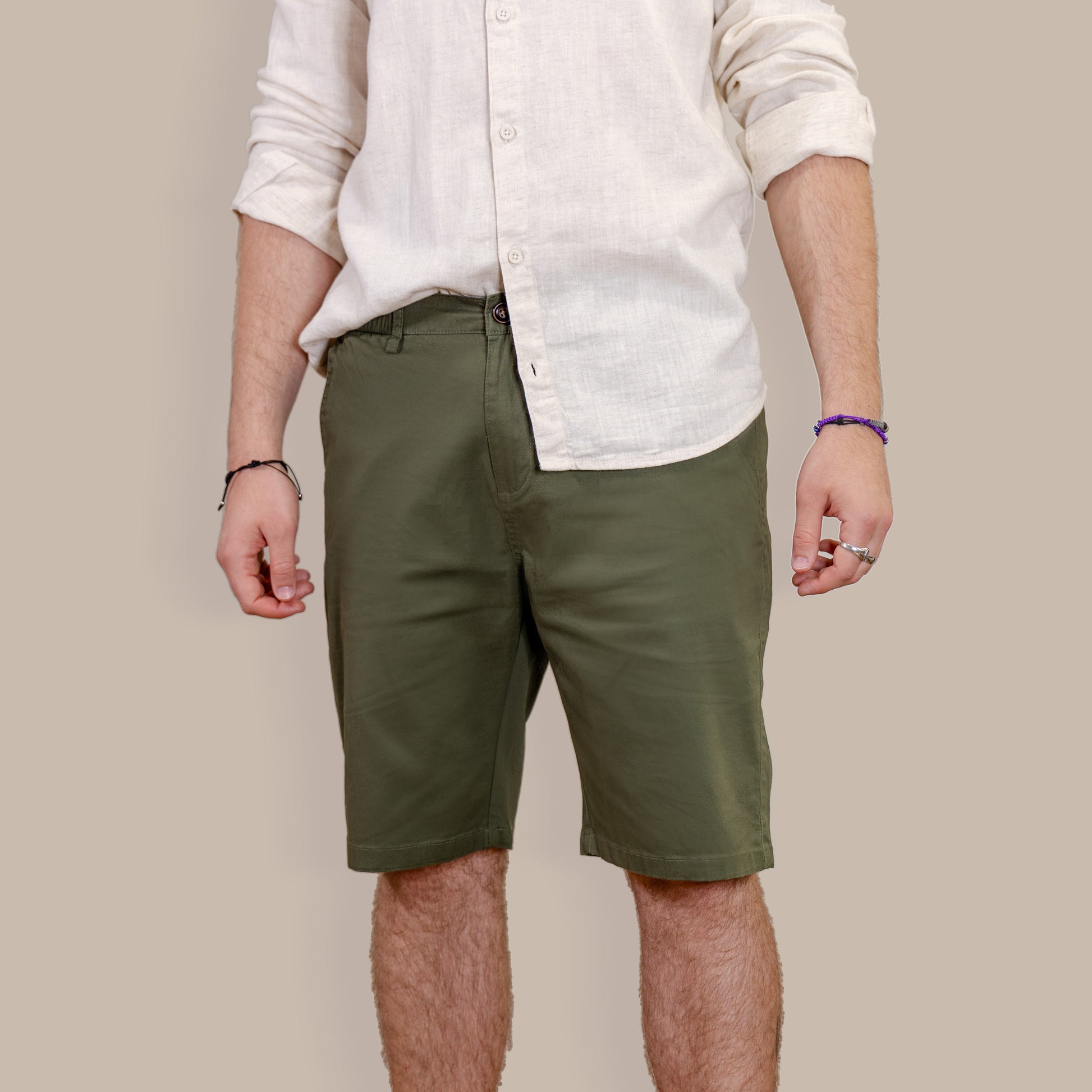 Bermuda Gabardina Verde – Liguria