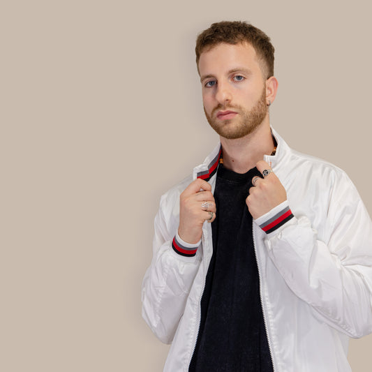 Campera Bomber Blanca